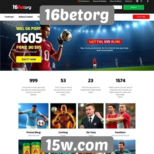 Promoções e bônus atraentes no 16betorg